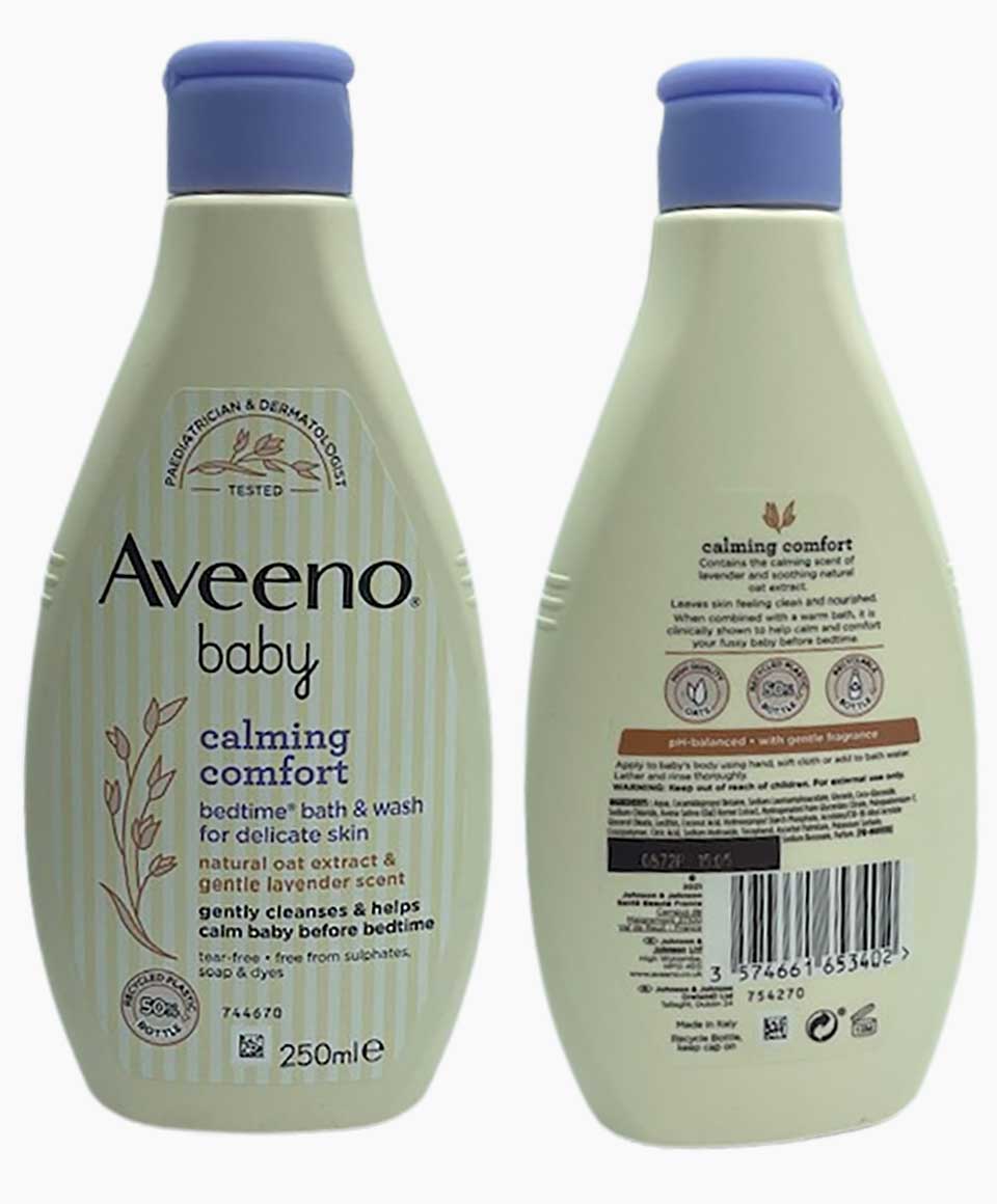 Aveeno Baby Calming Comfort Bedtime Bath And Wash