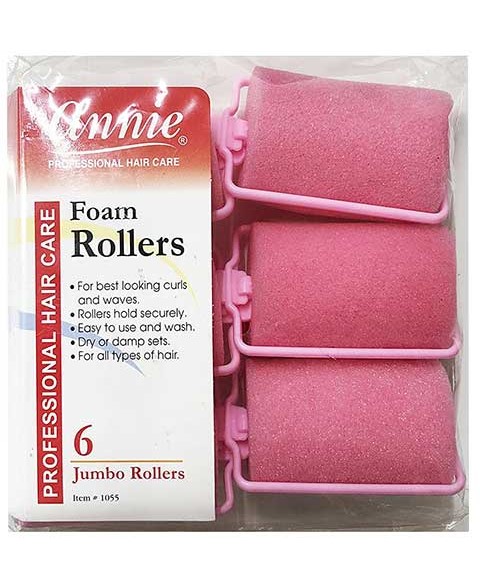 Annie Foam Rollers Pink