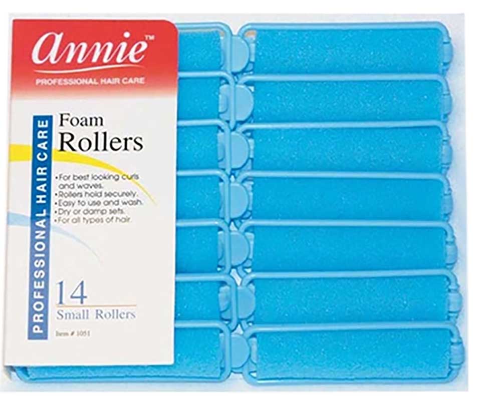 Annie Foam Rollers Light Blue