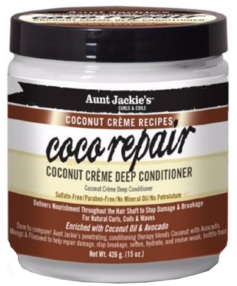 Aunt Jackies Coco Repair Coconut Creme Deep Conditioner