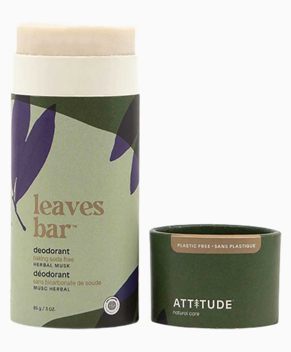 Attitude Leaves Bar Herbal Musk Deodorant