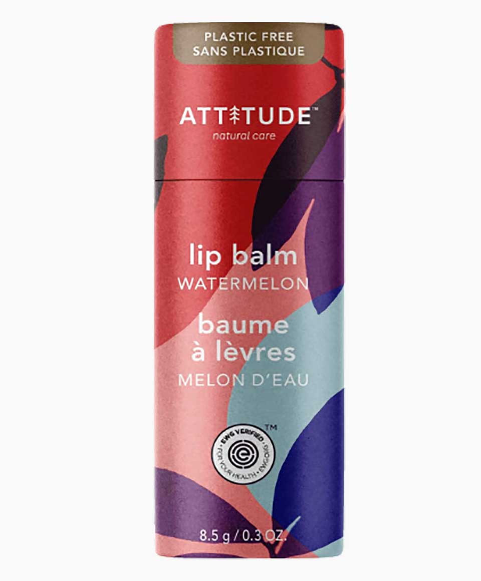 Attitude Leaves Bar Watermelon Lip Balm