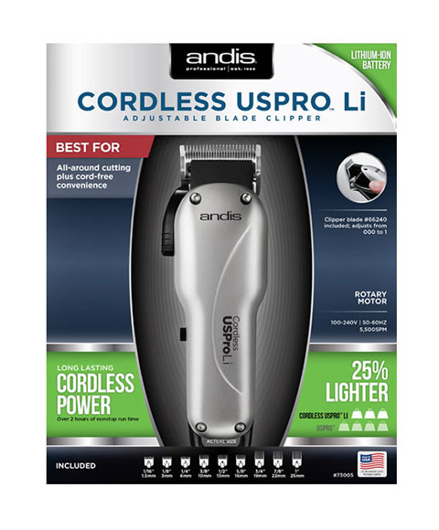 Andis Cordless Uspro Li Adjustable Blade Clipper