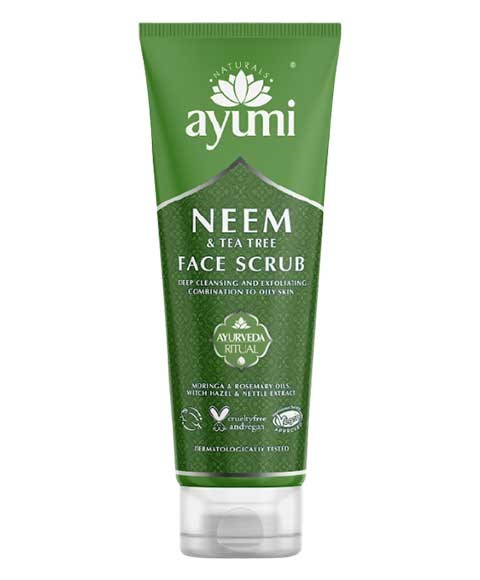 Ayumi Naturals Neem And Tea Tree Face Scrub
