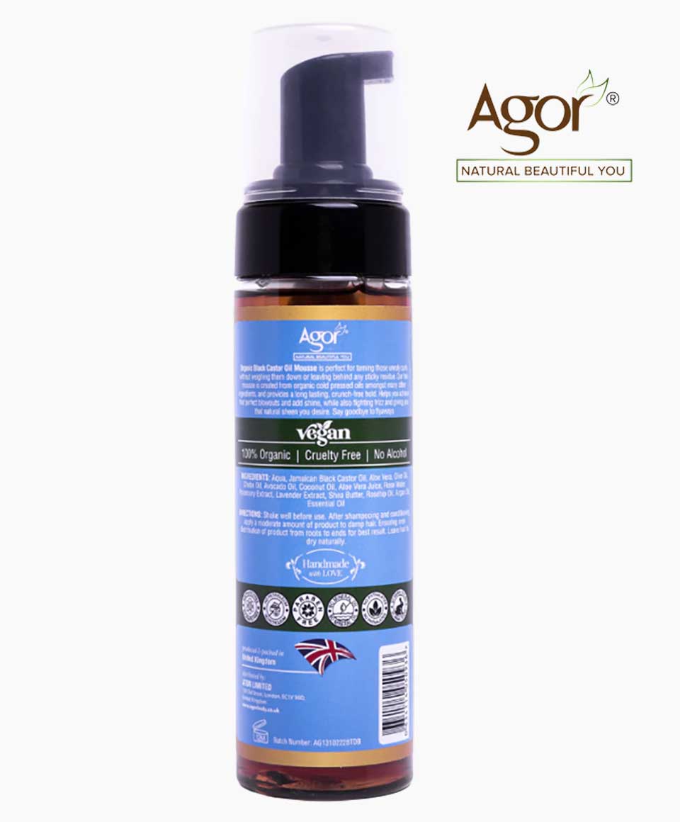 Agor Organic Black Castor Oil Mousse