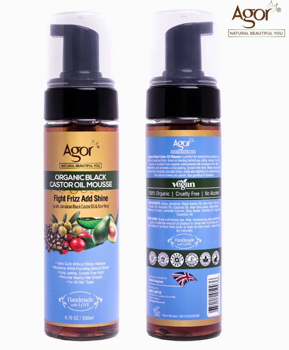 Agor Organic Black Castor Oil Mousse