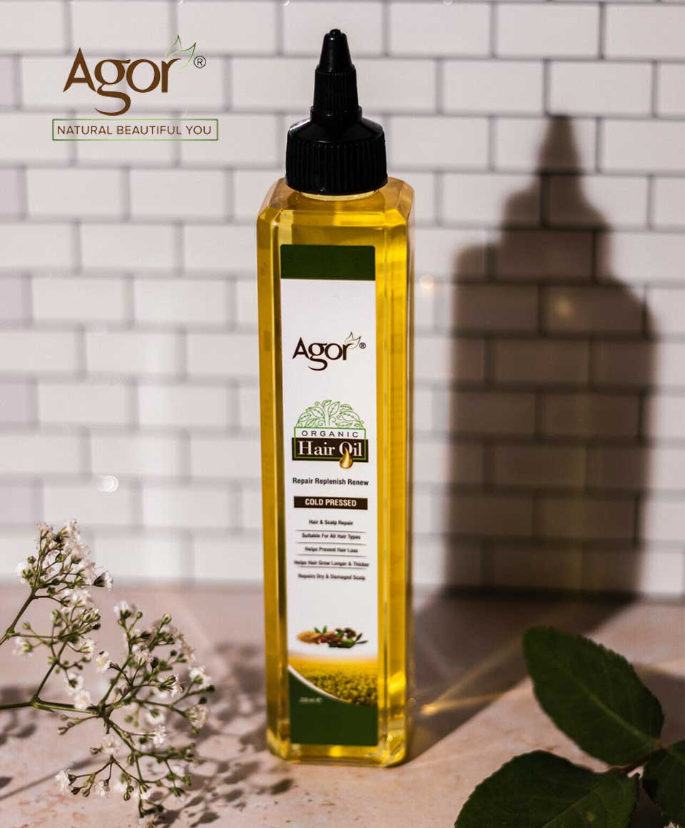 Agor Organic Cold Pressed Hair Oil