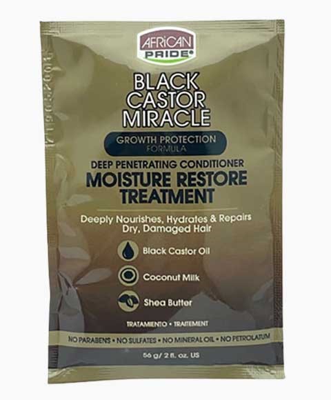 Black Castor Miracle Growth Protection Moisture Restore Treatment