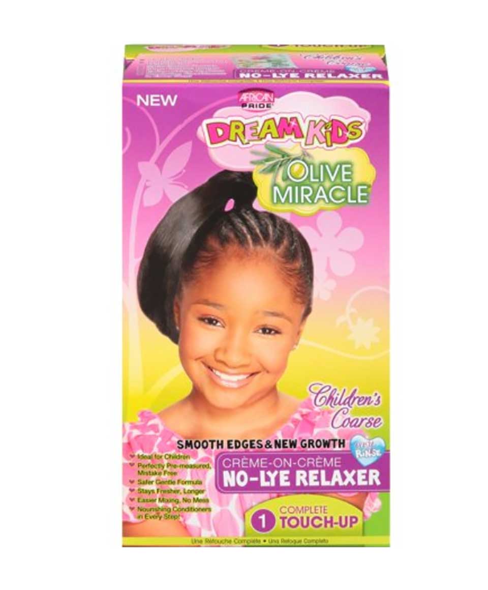 Dream Kids Olive Miracle Creme On Creme No Lye Relaxer Touch Up
