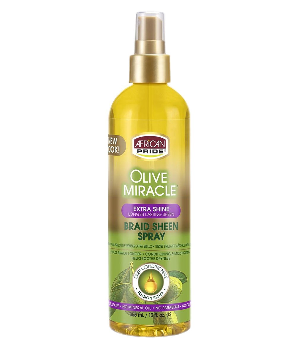 Olive Miracle Extra Shine Braid Sheen Spray 