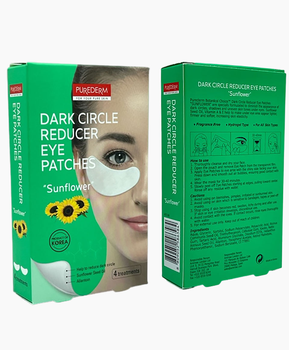 Purederm Dark Circle Reducer Sunflower Eye Patches