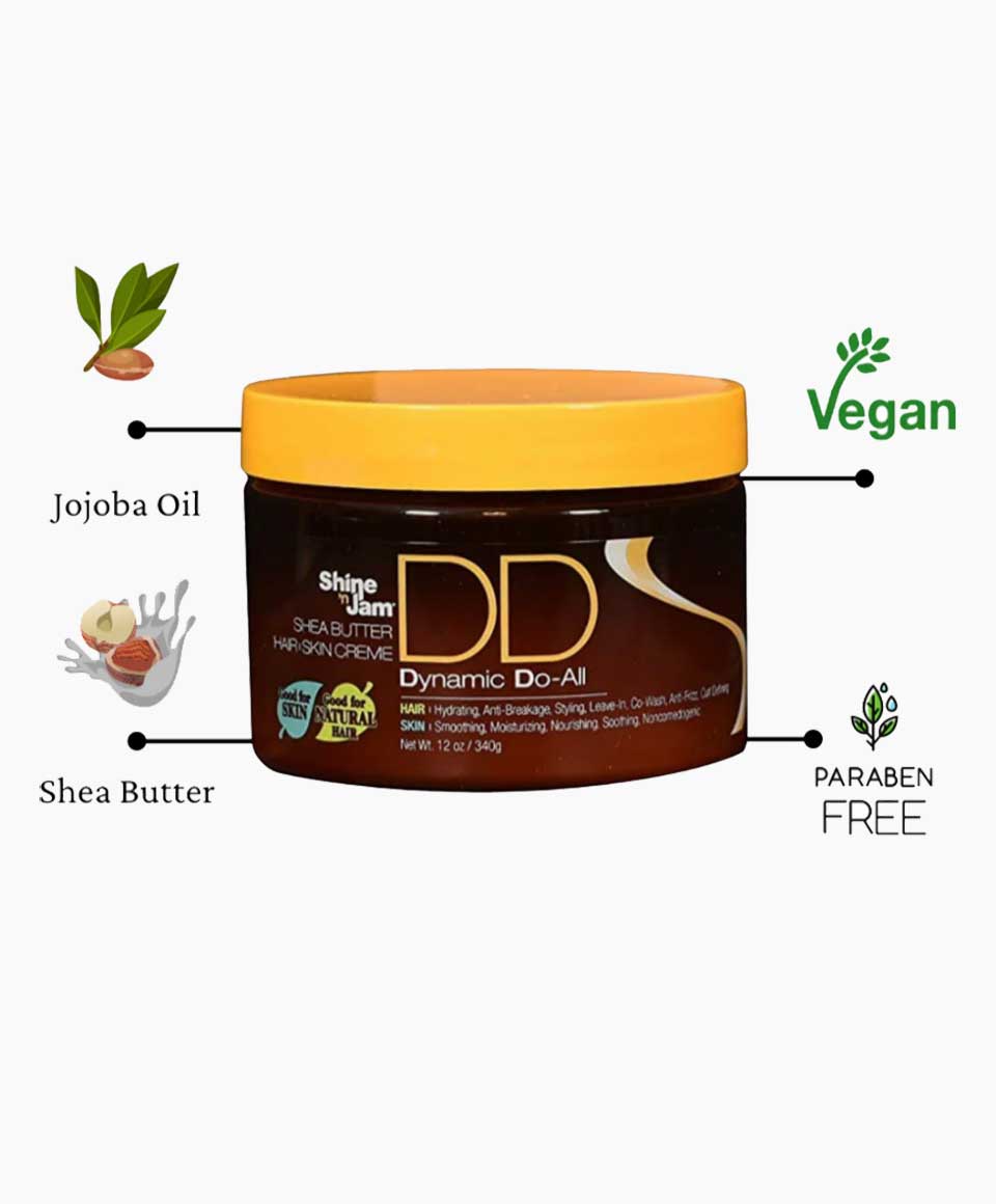 Shine N Jam Dynamic Do All Shea Butter Hair And Skin Creme