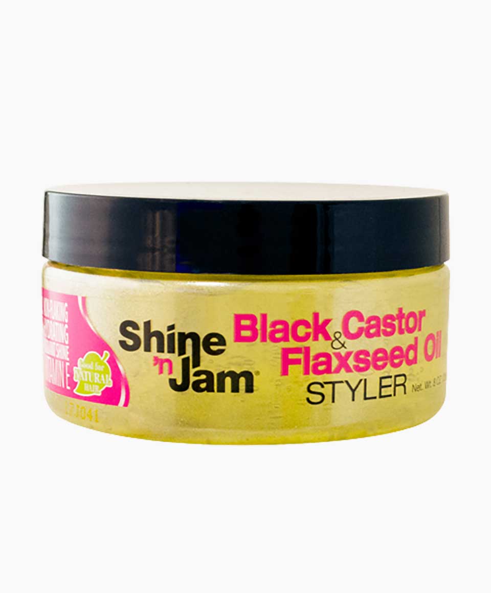 Shine N Jam Black Castor And Flaxseed Oil Styler