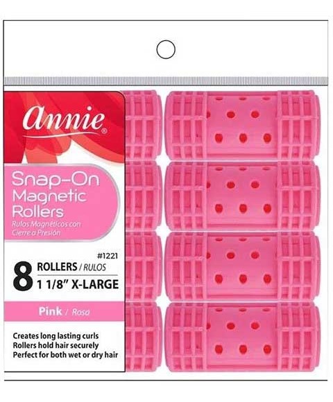 Snap On Magnetic Rollers Pink