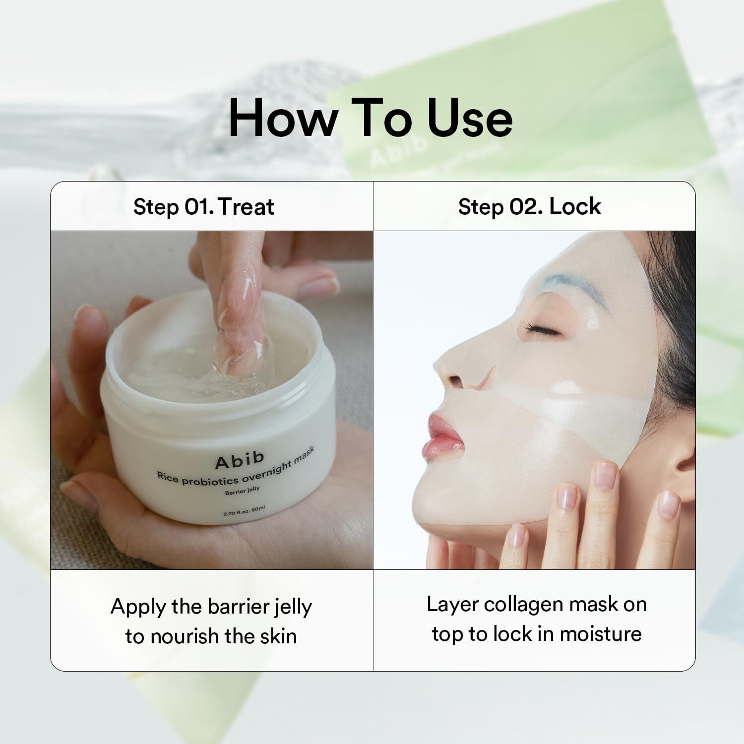 Abib Collagen Heartleaf Jelly Gel Mask