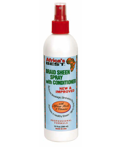 Africas Best Braid Sheen Spray Conditioner