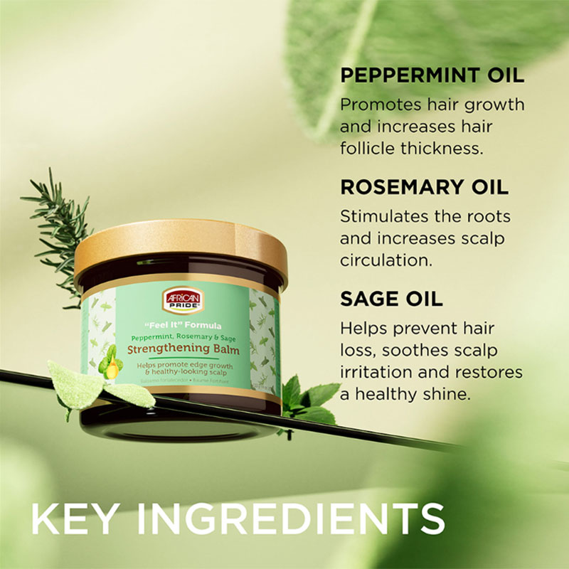 Peppermint Rosemary And Sage Strengthening Mask