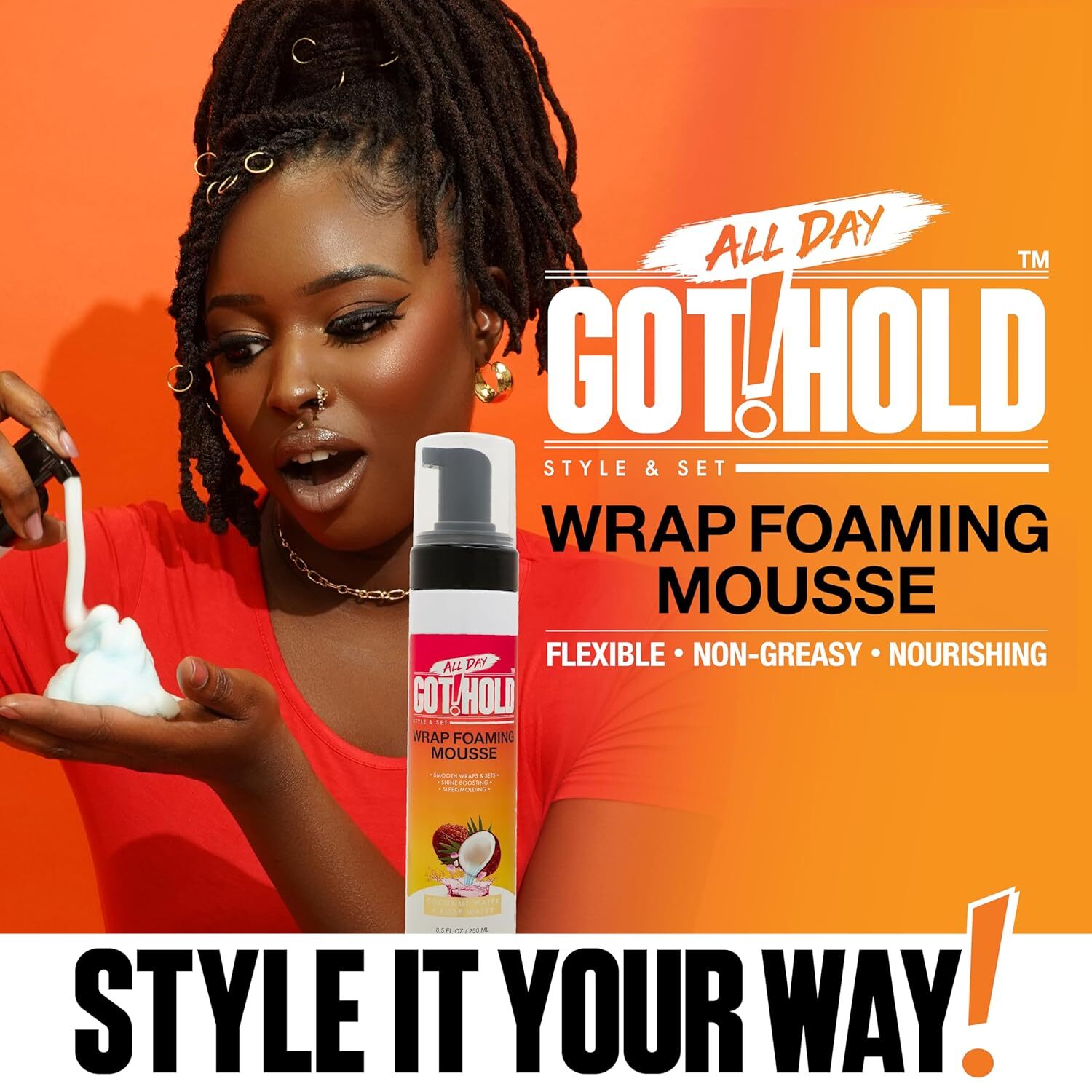 All Day Got Hold Wrap Foaming Mousse