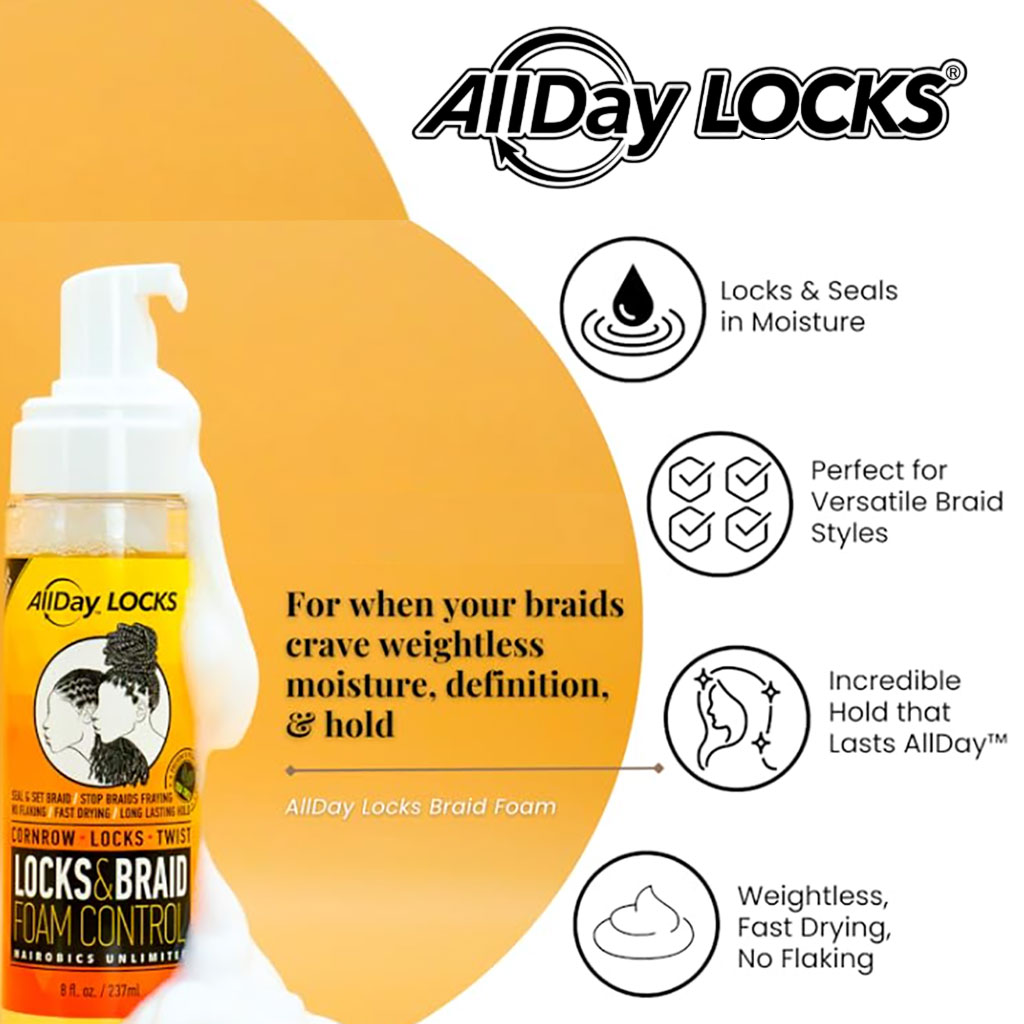 Allday Locks And Braid Foam Control