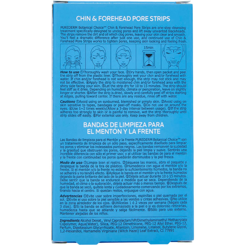 Purederm Chin And Forehead Pore Strips
