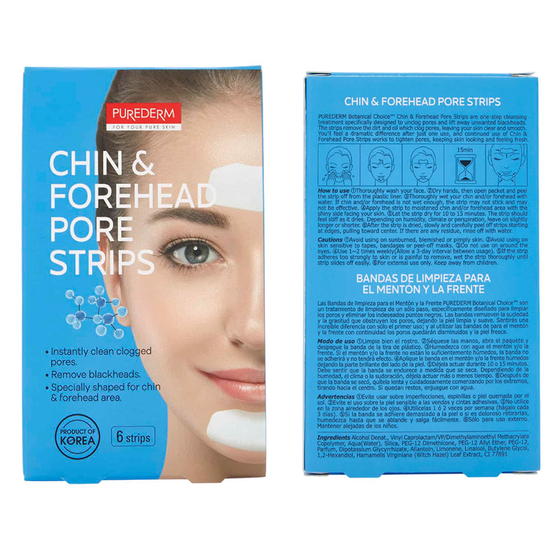Purederm Chin And Forehead Pore Strips