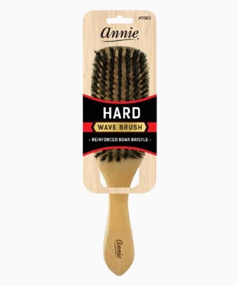Annie Reinforced Boar Bristle Hard Wave Brush 2063