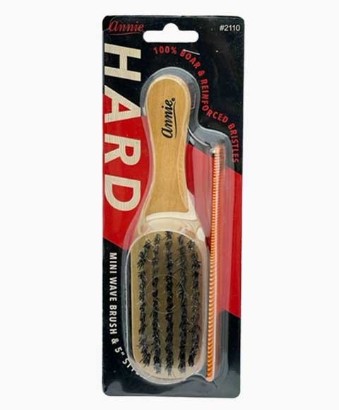 Annie Hard Mini Wave Brush With 5 Styling Comb 2110