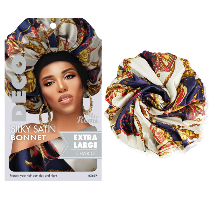 Ms Remi Deco Silky Satin Bonnet Extra Large Chariot 3697