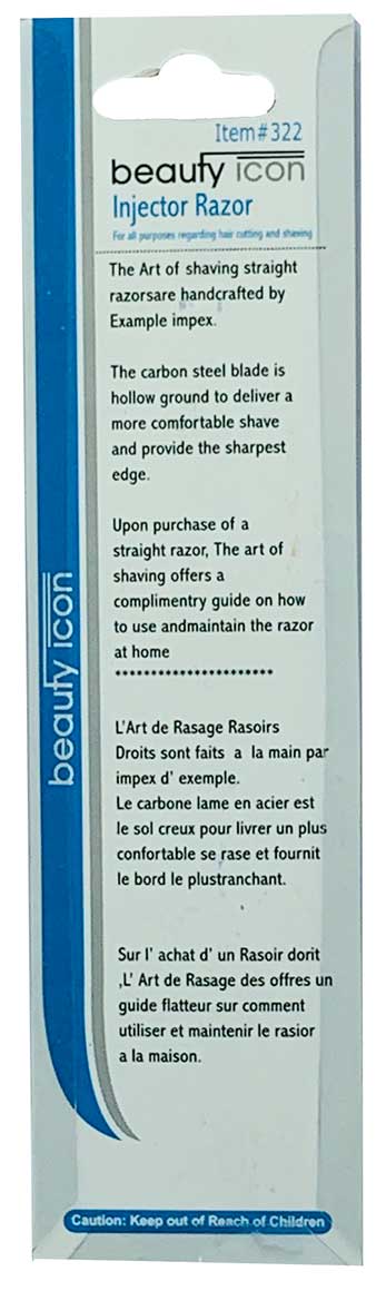 Beauty Icon Injector Razor 322
