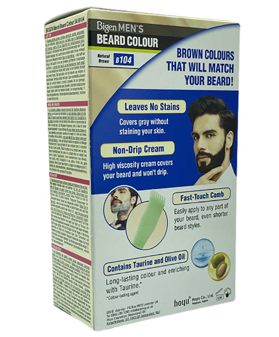 Mens Beard Colour Natural Brown B104