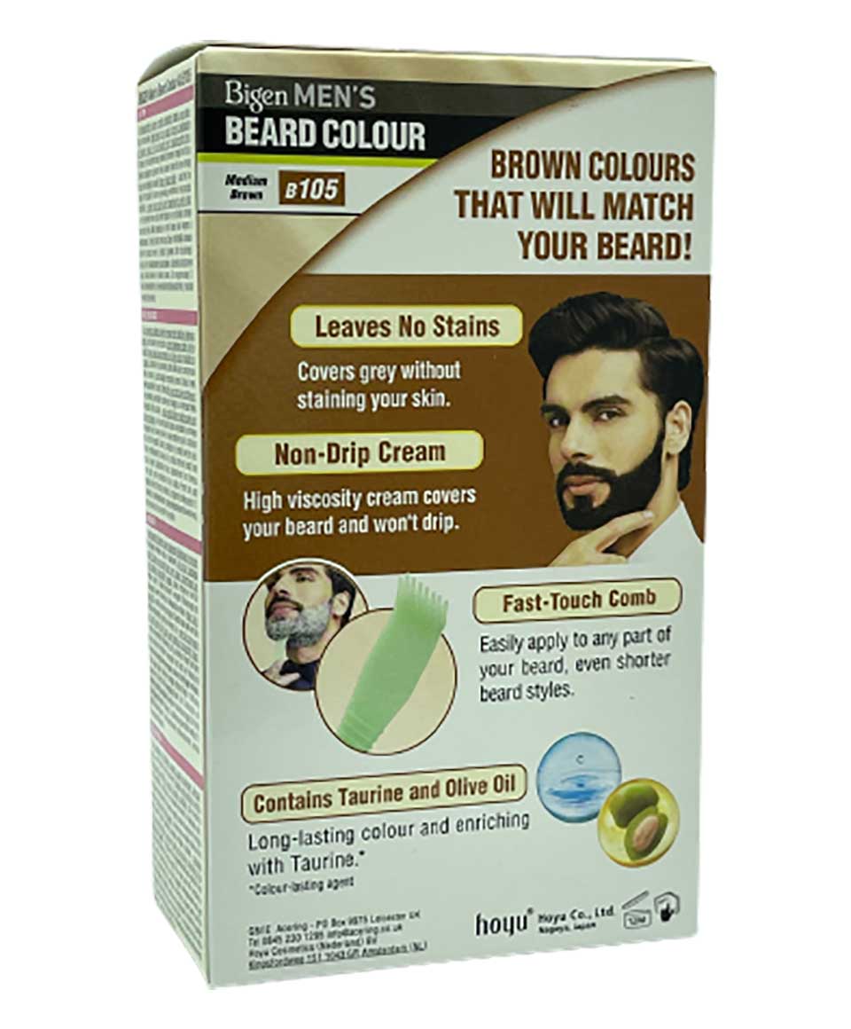 Mens Beard Colour Medium Brown B105