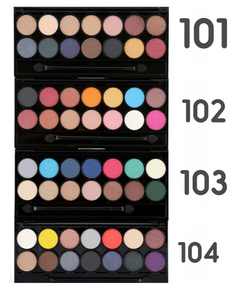 BF Mineral Based 14S Eye Shadow Palette 104