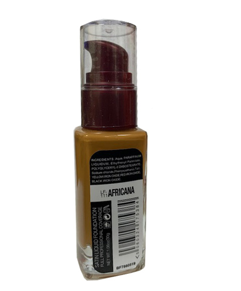 BF Satin Liquid Foundation LF111 Africana