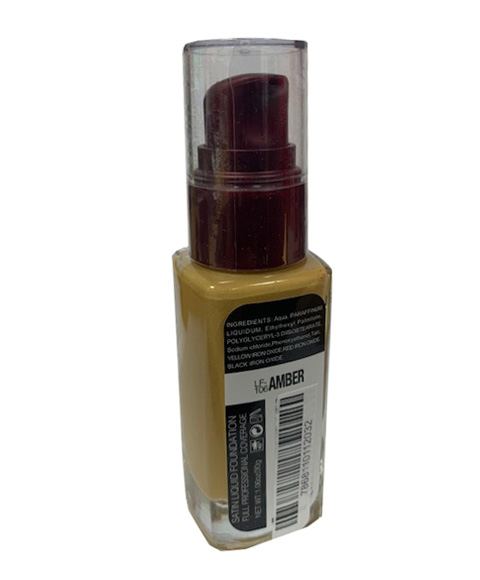 BF Satin Liquid Foundation LF106 Amber