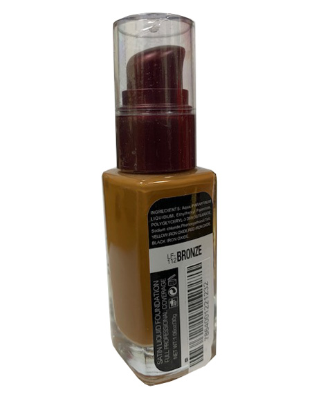 BF Satin Liquid Foundation LF112 Bronze