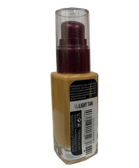 BF Satin Liquid Foundation LF105 Light Tan