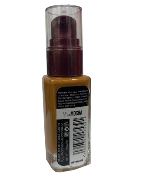 BF Satin Liquid Foundation LF111A Mocha