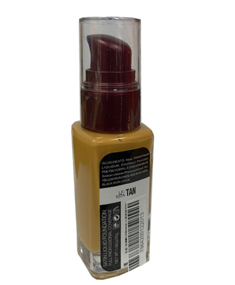 BF Satin Liquid Foundation LF107A Tan