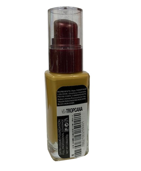 BF Satin Liquid Foundation LF107 Tropcana