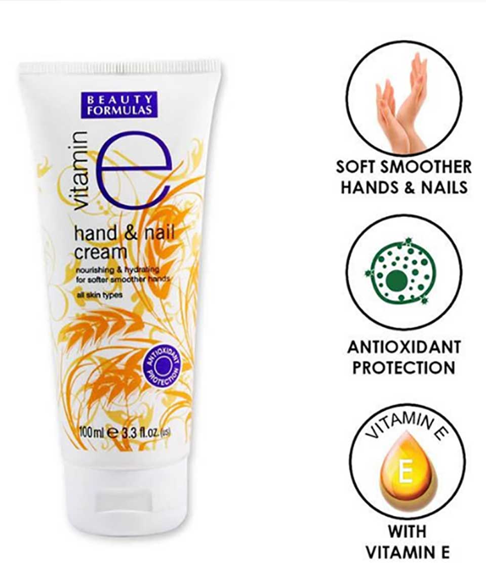 Beauty Formulas Vitamin E Hand And Nail Cream Drammock