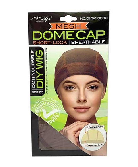 Magic Collection Breathable Mesh Dome Cap DIY001DBRO