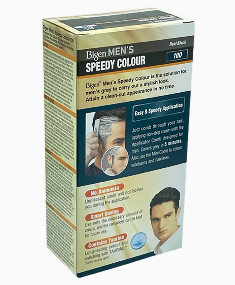 Bigen Hair Mens Speedy Colour Real Black 100