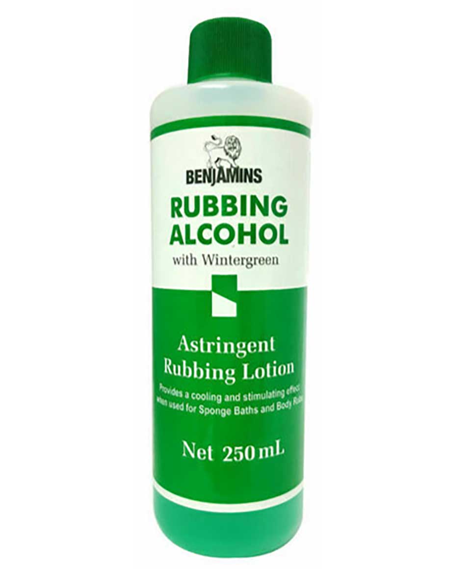 Rubbing Alcohol With Wintergreen P.A. Benjamins Rubbing Alcohol