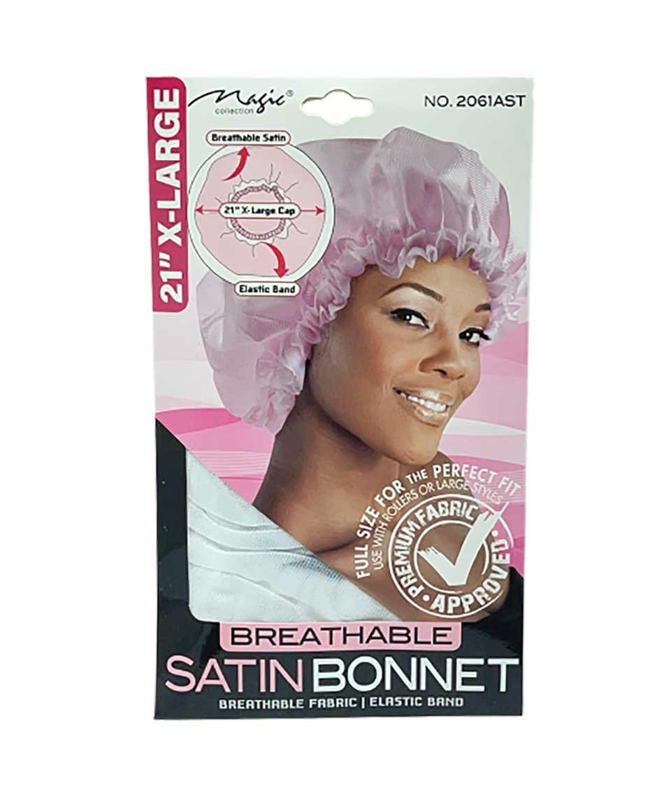 Magic Collection Breathable Satin Bonnet 2061BLA