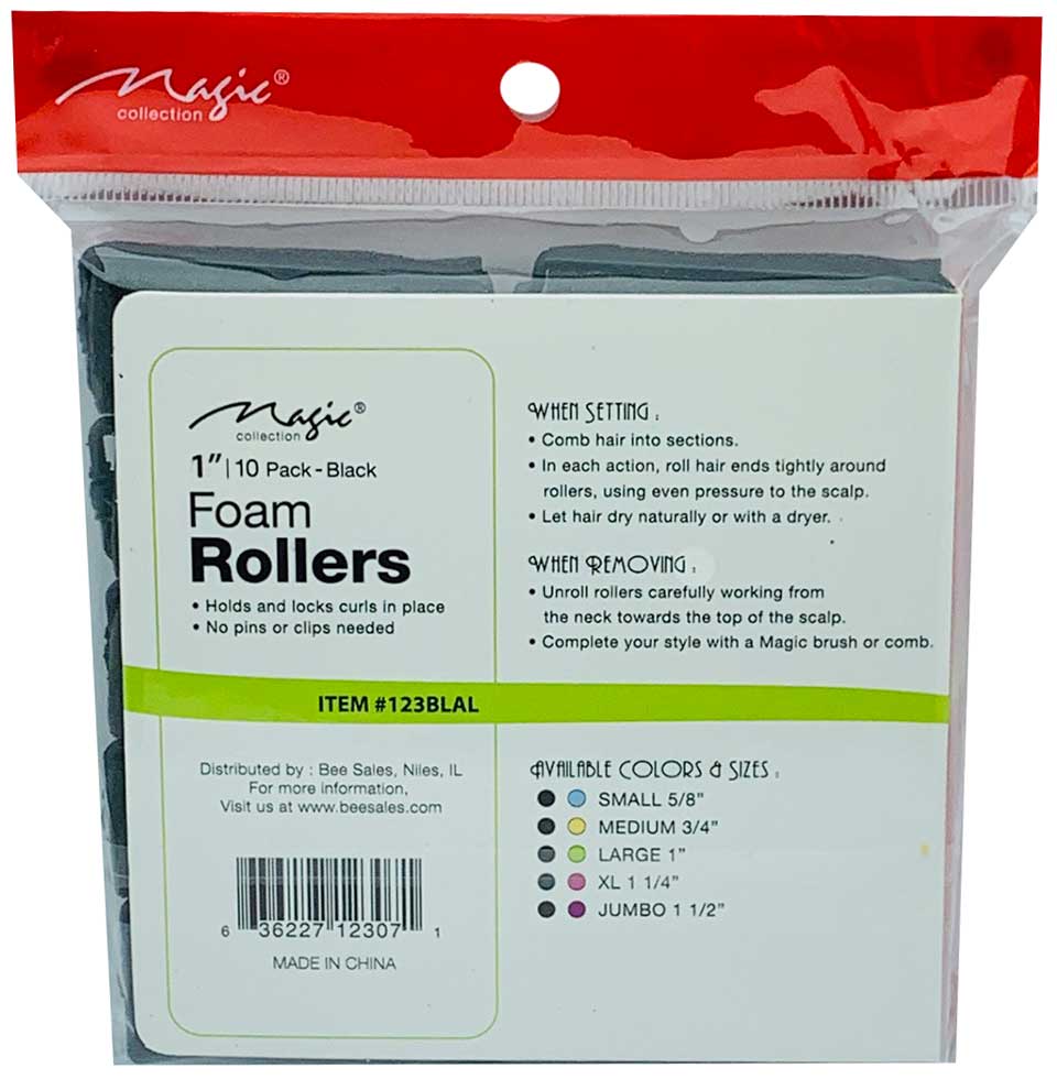 Magic Collection Foam Rollers 123Black