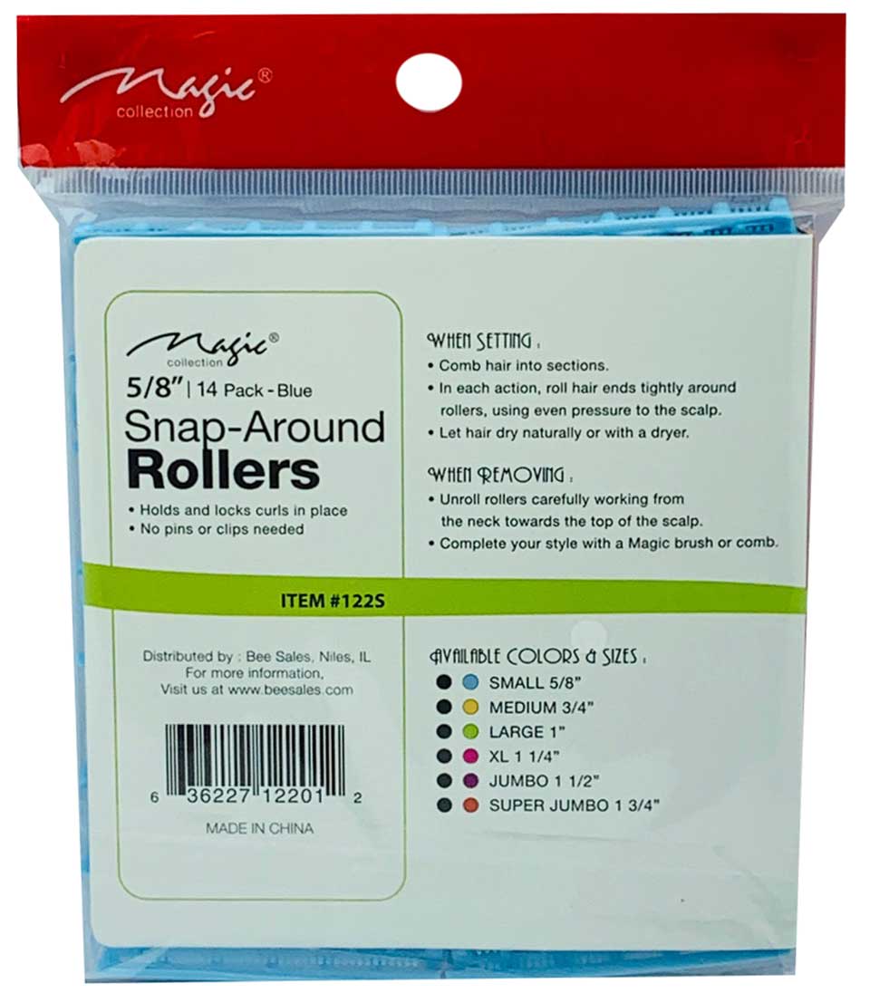 Magic Collection Snap Around Rollers 122S Blue