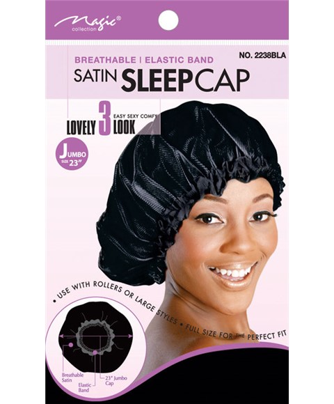 Magic Collection Satin Sleep Cap Assorted