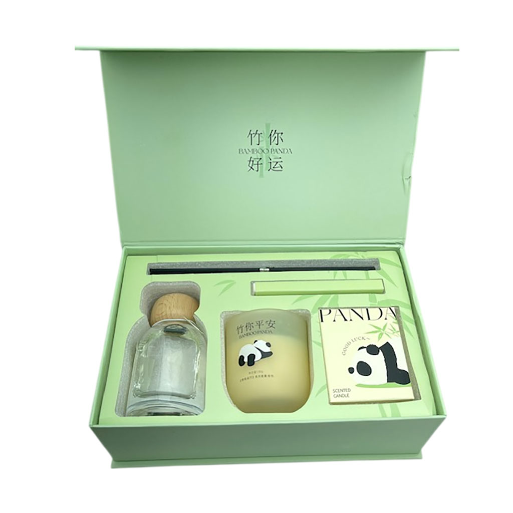 Bamboo Panda Aromatherapy Gift Box