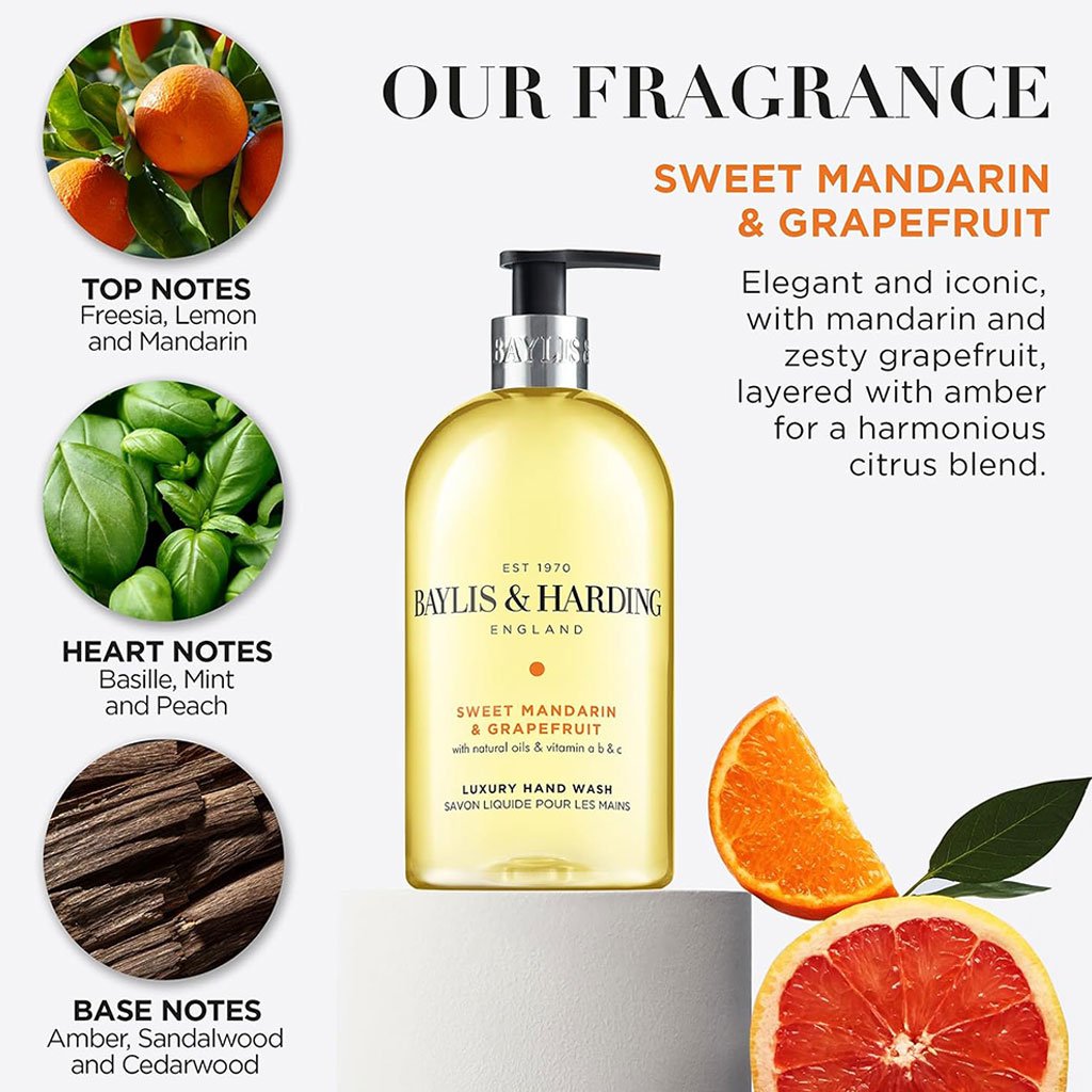 Sweet Mandarin And Grapefruit Luxury Hand Wash