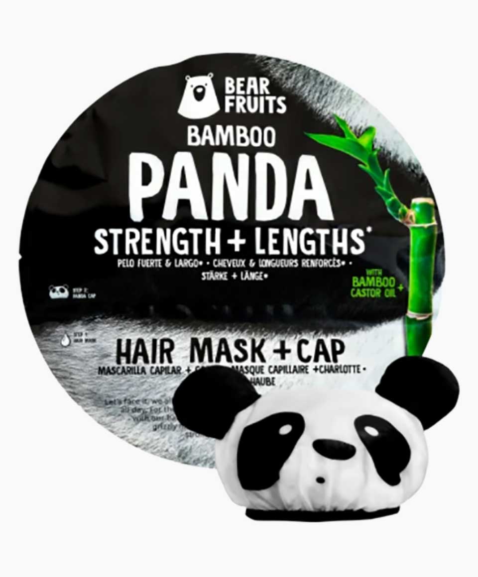 Bamboo Panda Strength Plus Lengths Hair Mask With Cap